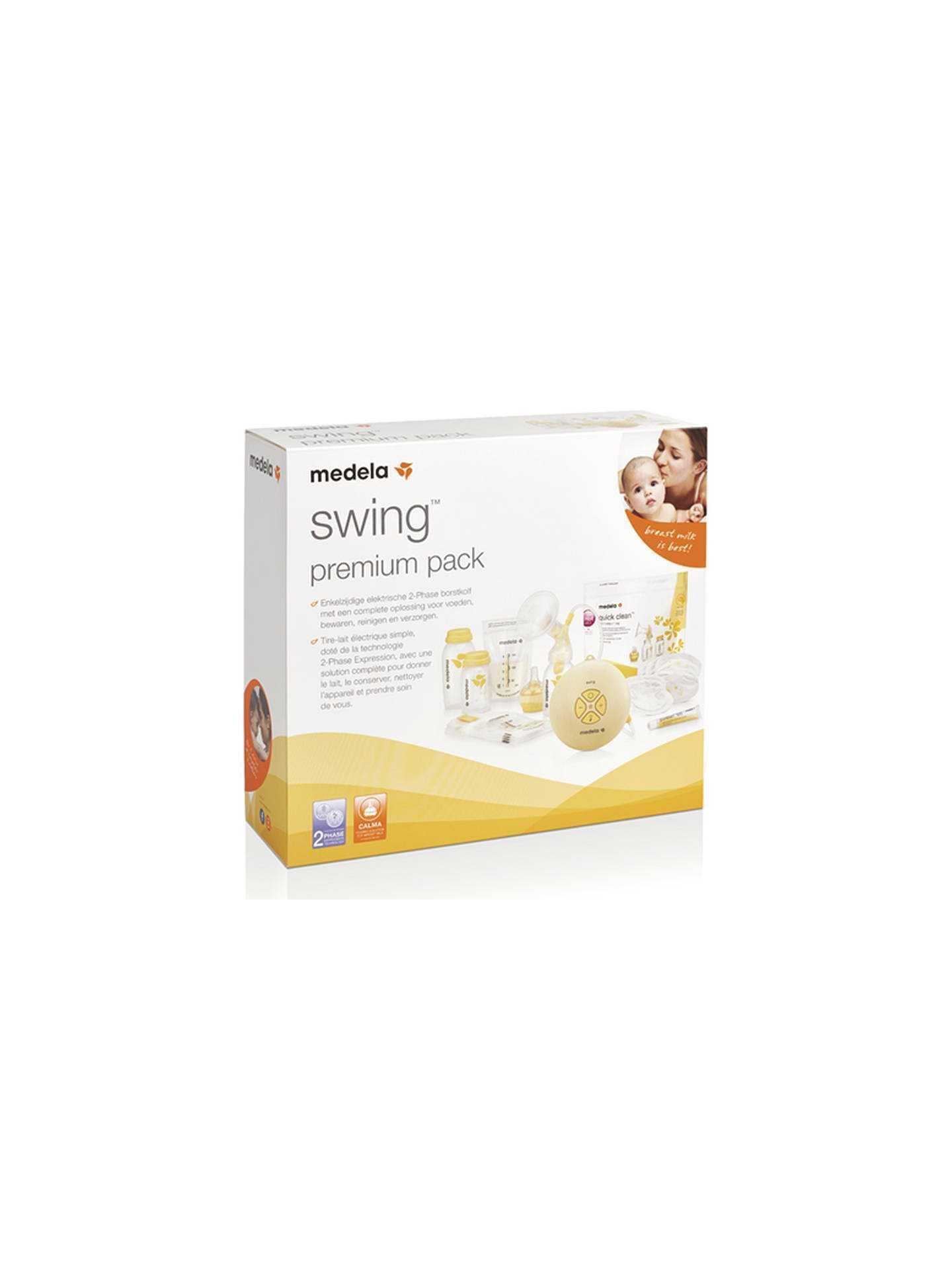 RRP £145 Boxed Medela Swing Premium Pack Single Electric 2-Phase Breast Pump