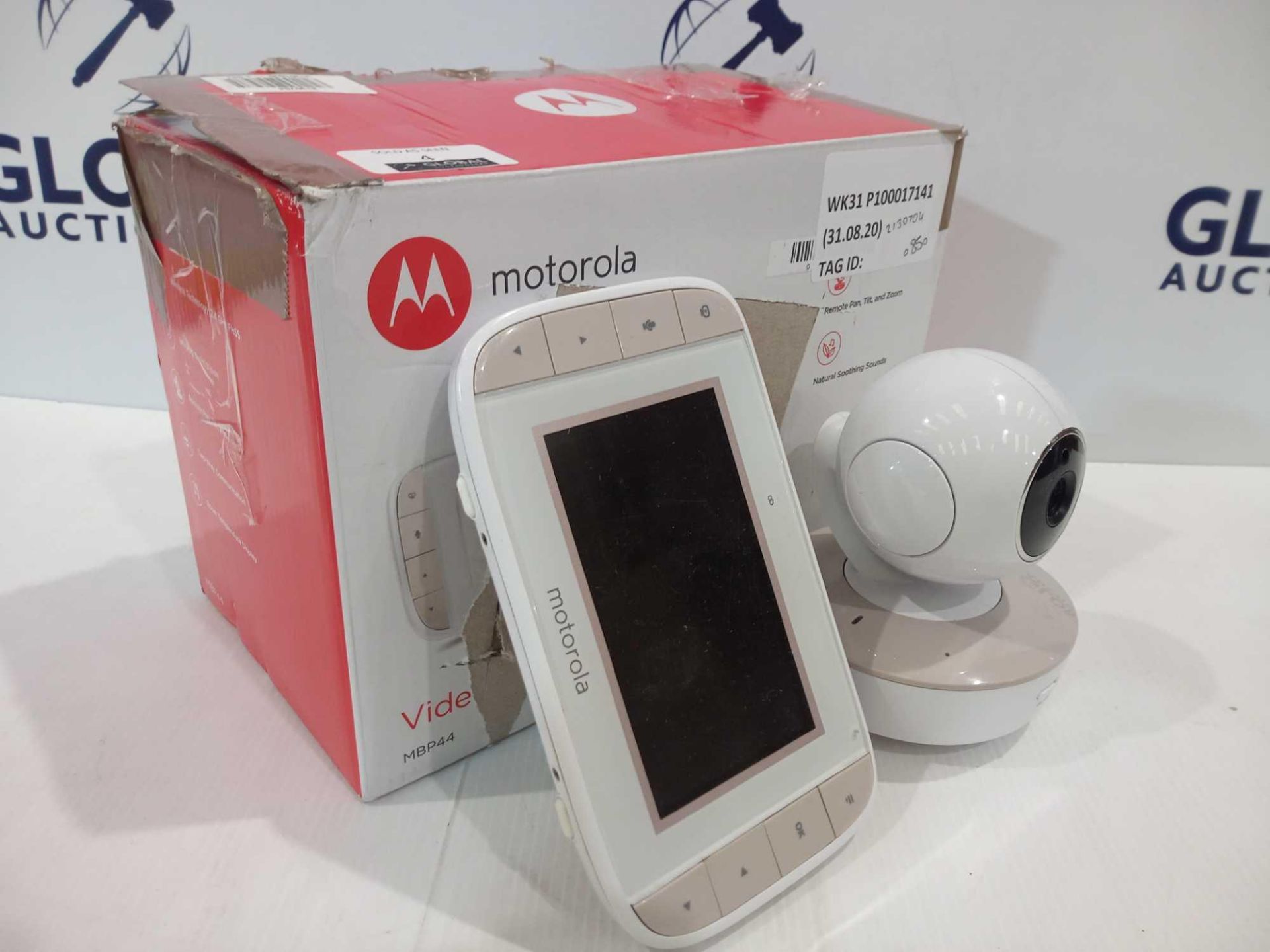 RRP £85 Boxed Motorola Mbp44 4Digital Video Baby Monitor Set With A 4.3 In Colour Screen And Two-Way
