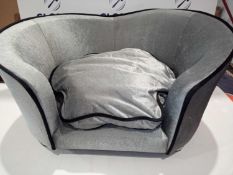 RRP £80 Boxed Grey Luxurious Pawhut Dog Bed