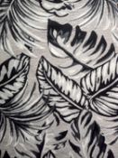 RRP £230 Extra Large Leaf Print Hand-Woven Designer Floor Rug