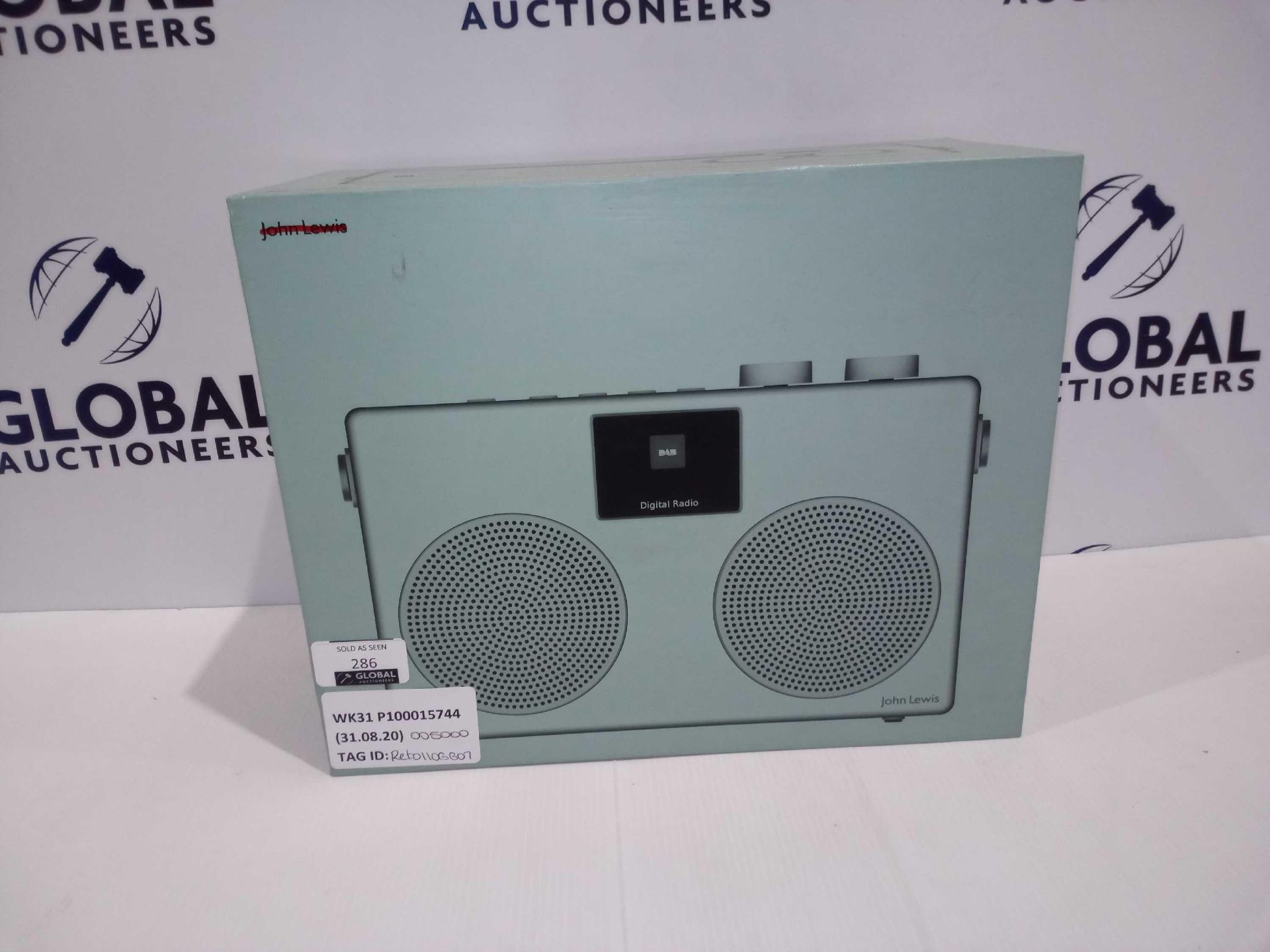 RRP £50 Boxed John Lewis Spectrum Duo Dab Fm Radio