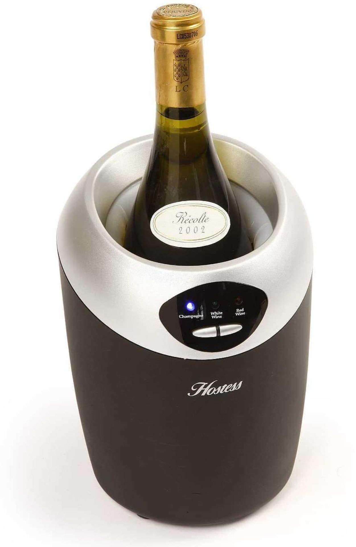 RRP £80 Boxed Hostess Wine Chiller Suitable For Bottles Up To 90Mm With Mains Adapter Included