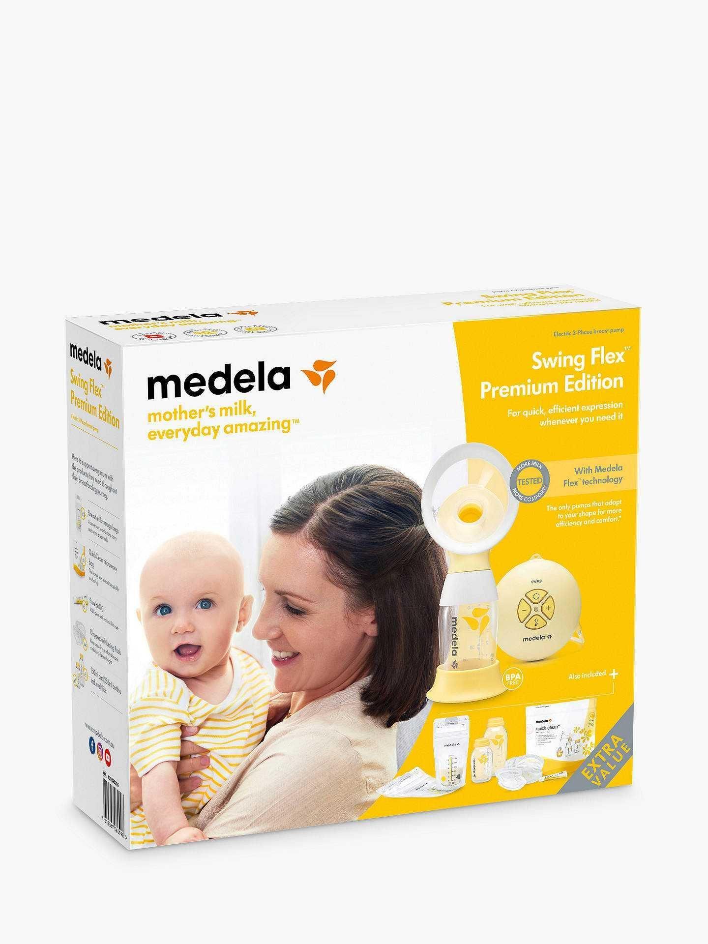 RRP £145 Medela Swing Flex Premium Edition Electric 2-Phase Breast Pump