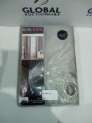 RRP £30 Each Items To Include Riva Home Fiji Ringtop Curtains,Riva Home Striped Fully Lined Curtains