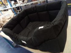 RRP £80 Pet Face Designer Large Black Dog Bed