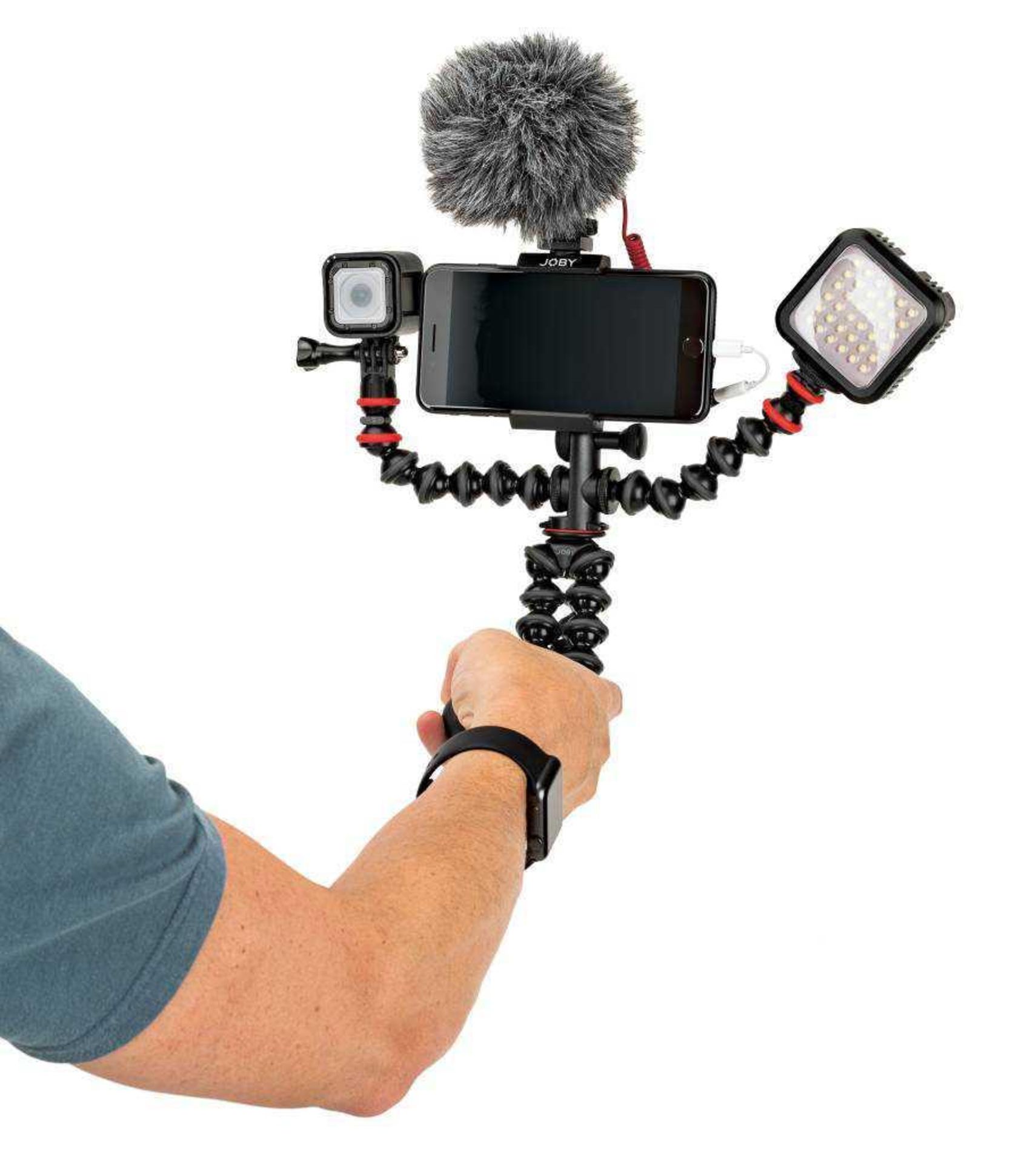 RRP £100 Boxed Joby Gorilla Pod Mobile Rig, Perfect For Budding You Tubers And Content Streamers