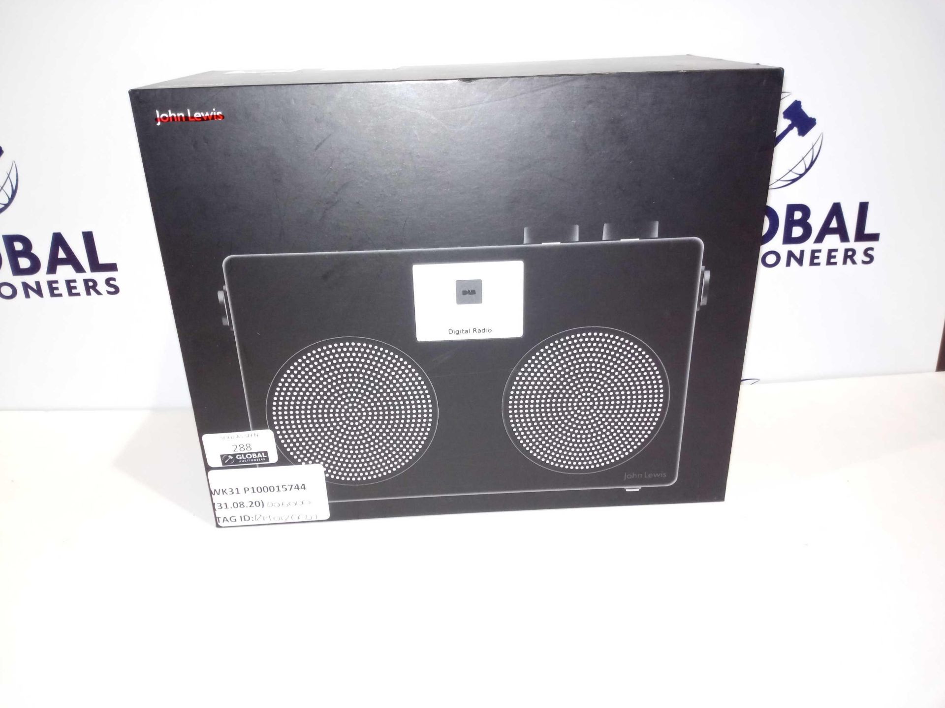 RRP £50 Boxed John Lewis Spectrum Duo Dab Fm Radio