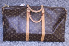 RRP £1,440 Louis Vuitton Keepall Bandouliere 55 Travel Bag