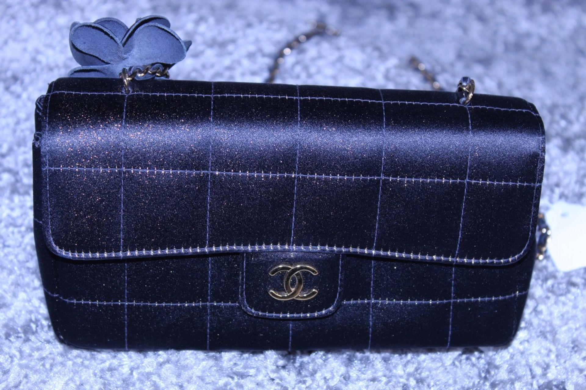 RRP £3,500 Chanel Timeless Silk Handbag