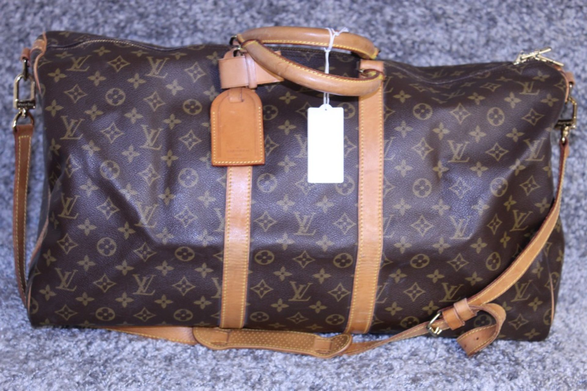 RRP £1,440 Louis Vuitton Keepall Bandouliere 55 Shoulder Bag - Image 2 of 6