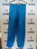 RRP £100 Lot To Contain 20 Brand New Muddy Puddles Waterproof Rain Pants In Blue