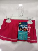 RRP £100 Lot To Contain 20 Brand New Pairs Of Bonz Pink Uv Children'S Swim Skirts