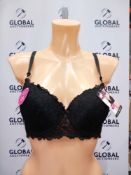 RRP £270 Lot To Contain 3 Brand New Packs Of 6 Hana Body Shaping Bras In Black