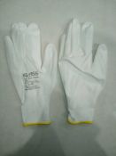 RRP £120 Lot To Contain 60 Brand New Pairs Of Klass Size Xl White Work Wear Gloves