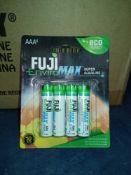 RRP £265 Lot To Contain 48 Brand New Packs Of 8 (4400Bp8) Fuji Enviromax Super Alkaline Extra Heavy-