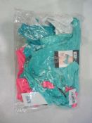 RRP £599 Lot To Contain 5 Brand New Packs Of 24 Hana Size L/Xl Womens Knickers In Assorted Colours
