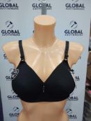 RRP £270 Lot To Contain 3 Packs Of 6 Brand New Hana Body Shaping Bras In Black