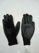 RRP £120 Lot To Contain 60 Brand New Pairs Of Klass Size Large Black Work Wear Gloves