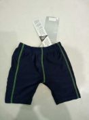 RRP £100 Lot To Contain 18 Brand New In Packet Banz Boys Navy Swimming Shorts