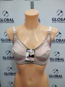 RRP £540 Lot To Contain 3 Packs Of 12 Hana Body Shaping Bras In Nude Colour Sizes 36B-46B