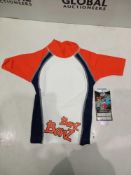 RRP £75 Lot To Contain 15 Brand New Banz Boys Sun Protection Long Tshirt