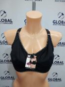 RRP £540 Lot To Contain 3 Packs Of 12 Hana Body Shaping Bras In Black Sizes 36B-46B