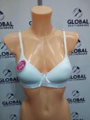 RRP £270 Lot To Contain 3 Brand New Packs Of 6 Hana Body Shaping Bras In White Colour Sizes 38C-48C