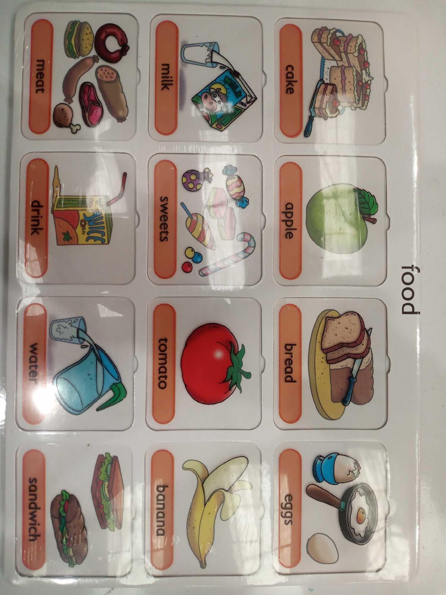 RRP £150 Lot To Contain 30 Brand New Willis Educational Food Vocabulary Boards
