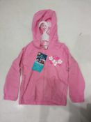 RRP £100 Lot To Contain 6 Brand New Banz Girls Pink Hooded Tops