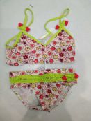 RRP 175 Lot To Contain 35 Brand New Playshoes Girls Floral 2 Pc Swimming Costume