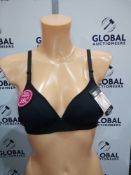 RRP £270 Lot To Contain 3 Brand New Packs Of 6 Hana Body Shaping Bras In Black