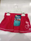 RRP £120 Lot To Contain 25 Brand New Pairs Of Bonz Uv Children'S Pink Swim Shorts