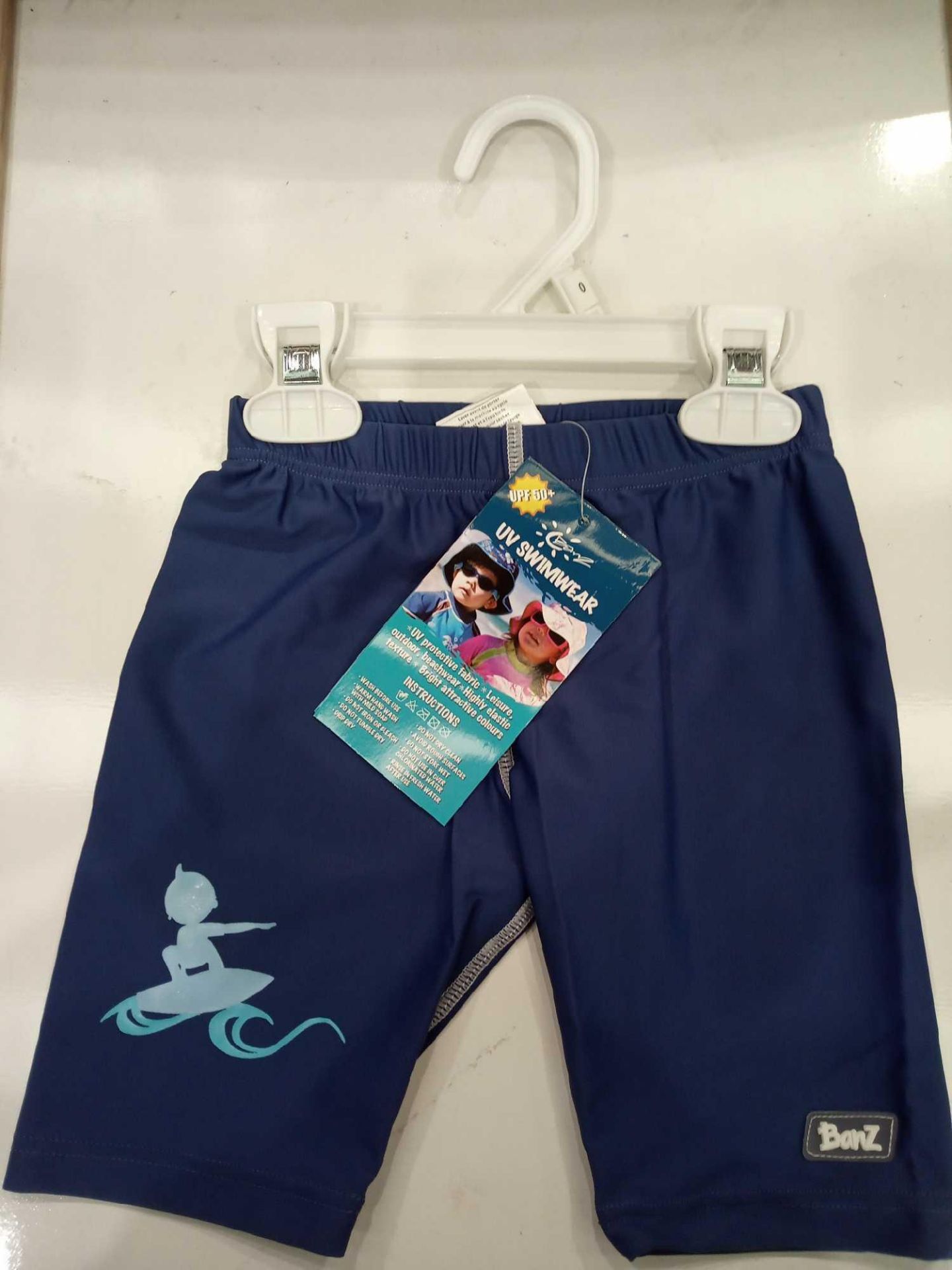 RRP £100 Lot To Contain 20 Brand New Pairs Of Bonz Uv Children'S Swim Shorts