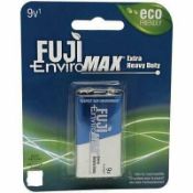 RRP £60 Lot To Contain 12 Brand New Fuji 9V1 Single Enviro Max Extra Heavy Duty 3600Bp1 Batteries