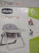 RRP £60 Boxed Chicco Cherry Ages 6-Months Plus Portable Convertible Booster Seat