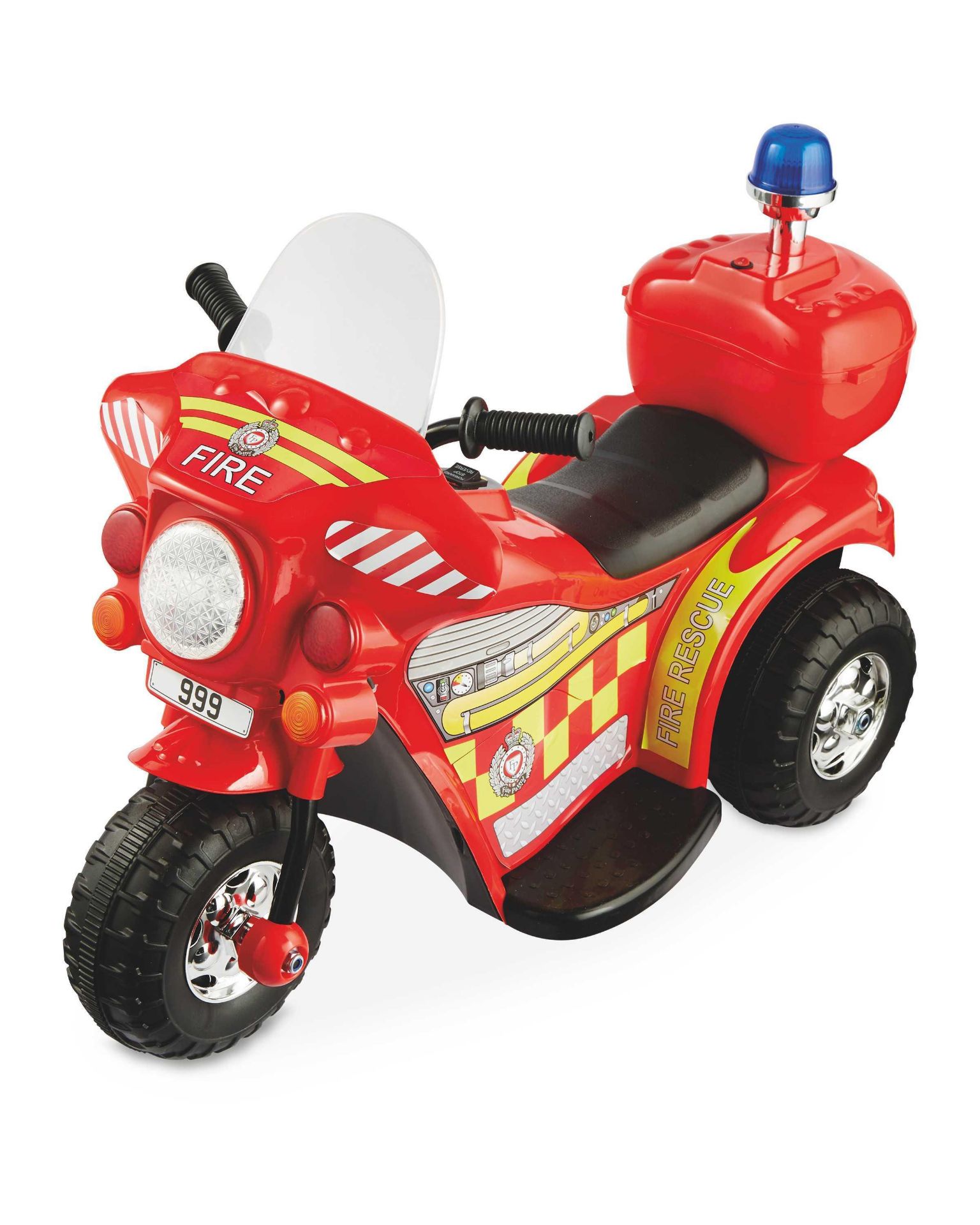 Combined RRP £120 2 Kids Ride On Fire Engine Bikes