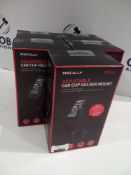 RRP £150 Lots To Contain 5 Boxed Mcally Mcup Adjustable Car Cup Holder Mounts