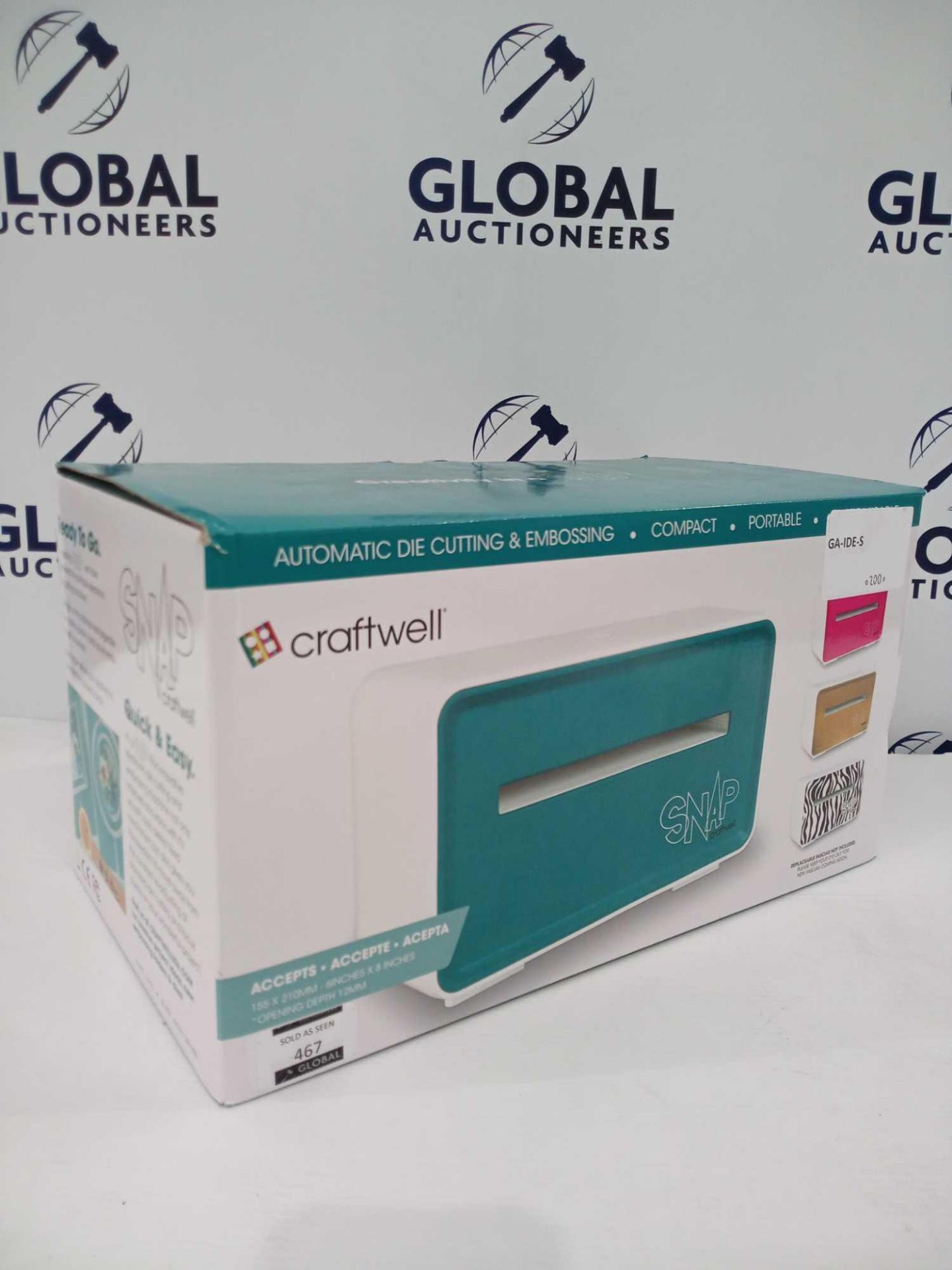 RRP 200 Boxed Craftwell Portable Die Cutting And Embossing Machine