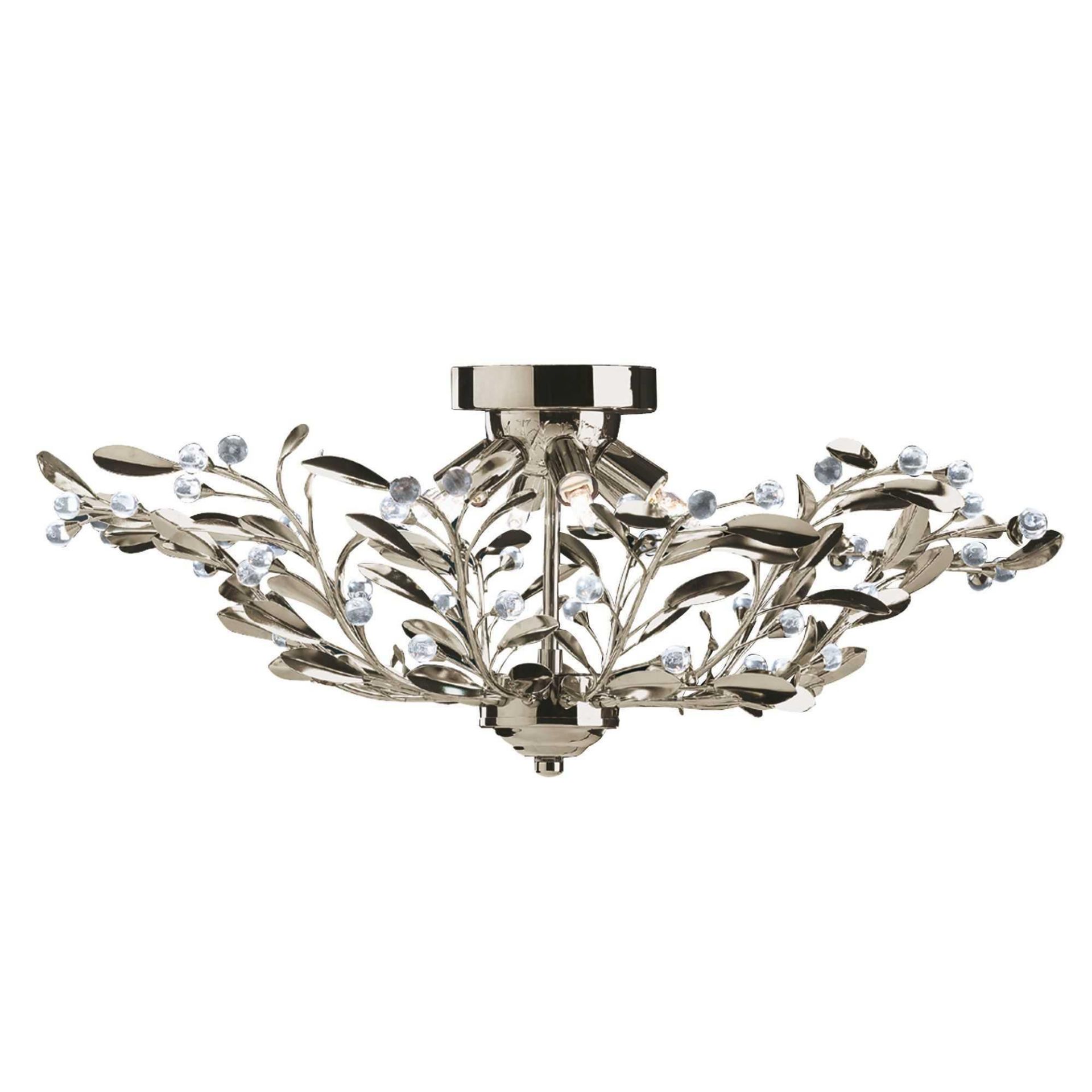 RRP £140 Boxed Lima Semi Flush Ceiling Pendant