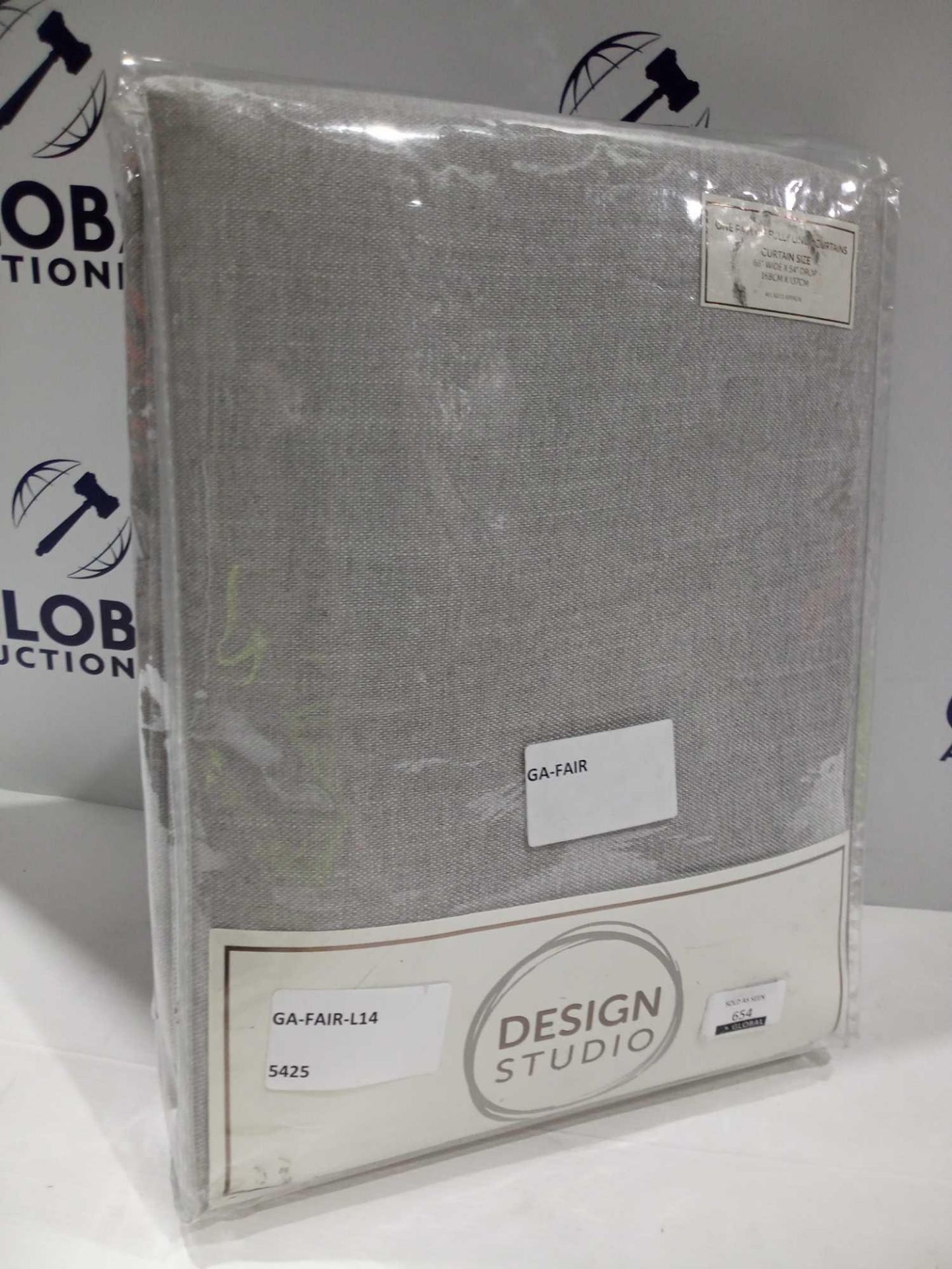 RRP £70 Bag Pair Of Design Studio 66 X 54-In Lined Curtains