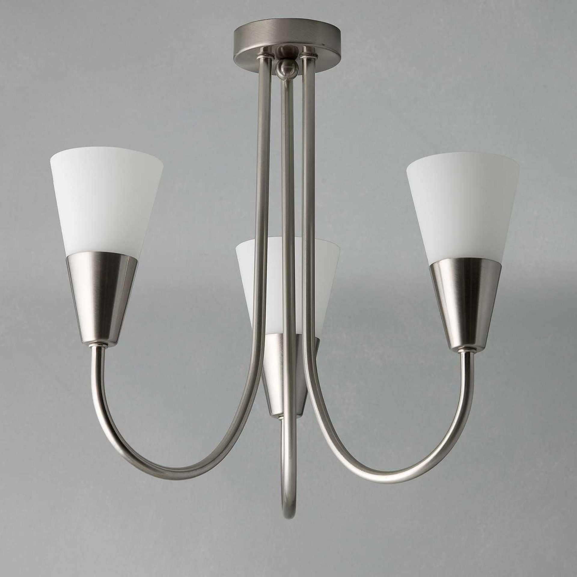 Combined RRP £130 Items To Include Lulu 3 Light Semi Flush Light,Harlow 3 Light Bathroom Flush And A - Image 2 of 3