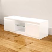 RRP £75 Boxed Zip Code Design Abril Tv Stand For Tvs Up To 60"