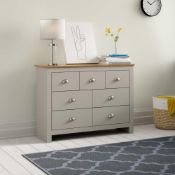 RRP £230 Boxed Zipcode Design Loretta 7 Drawer Chest