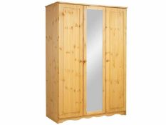 RRP £430 Boxed Brambly Cottage Needville 3 Door Wardrobe