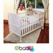 RRP £149 Boxed Vienna White Designer Cot Bed