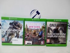 RRP £15 To £20 Each Assorted Playstation 3 And Xbox One Games To Play Call Of Duty Modern Warfare Fa
