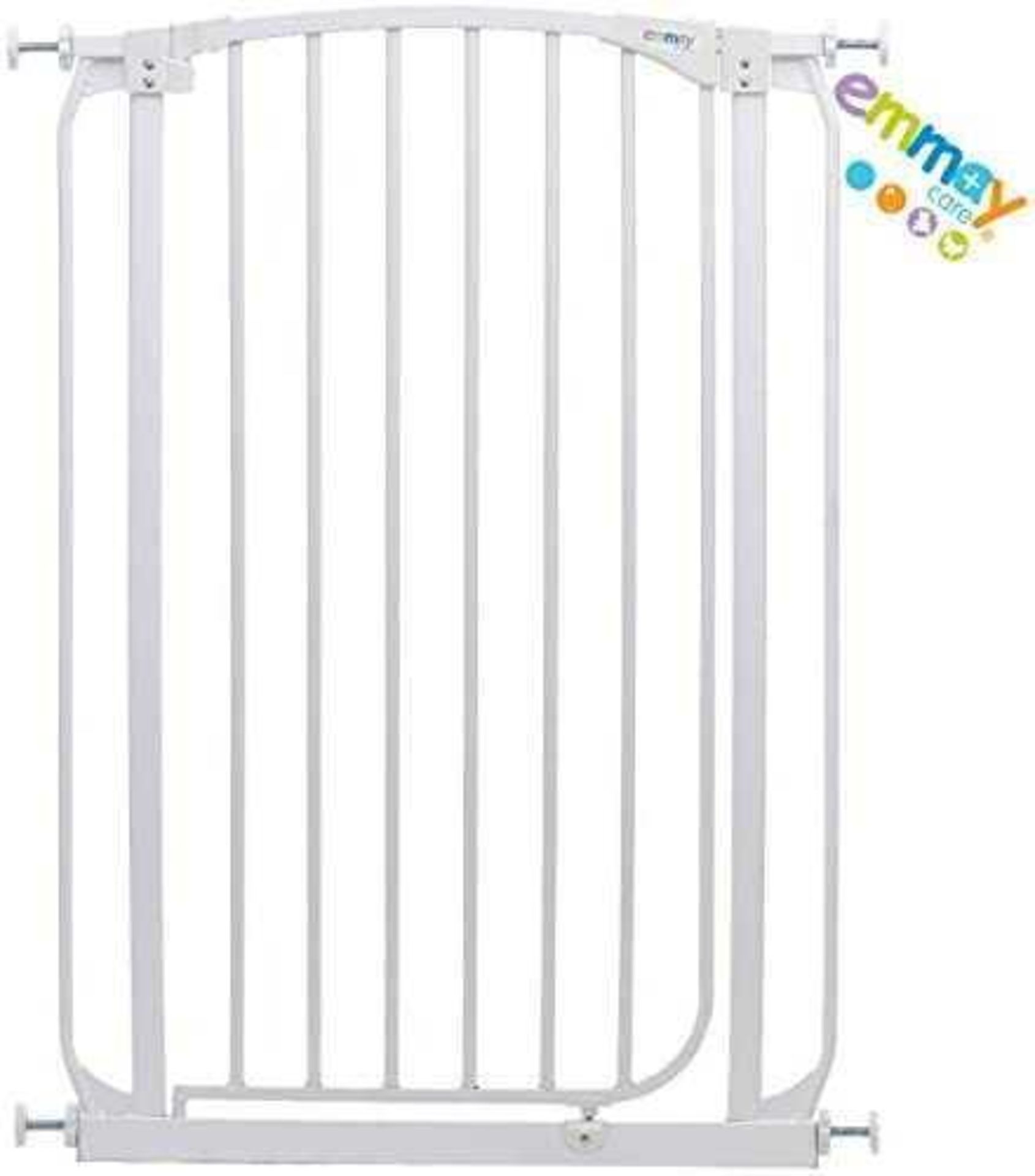 RRP £90 Each Boxed Emmay Extra Tall And Extra Wide Safety Gates With Two-Way Opening