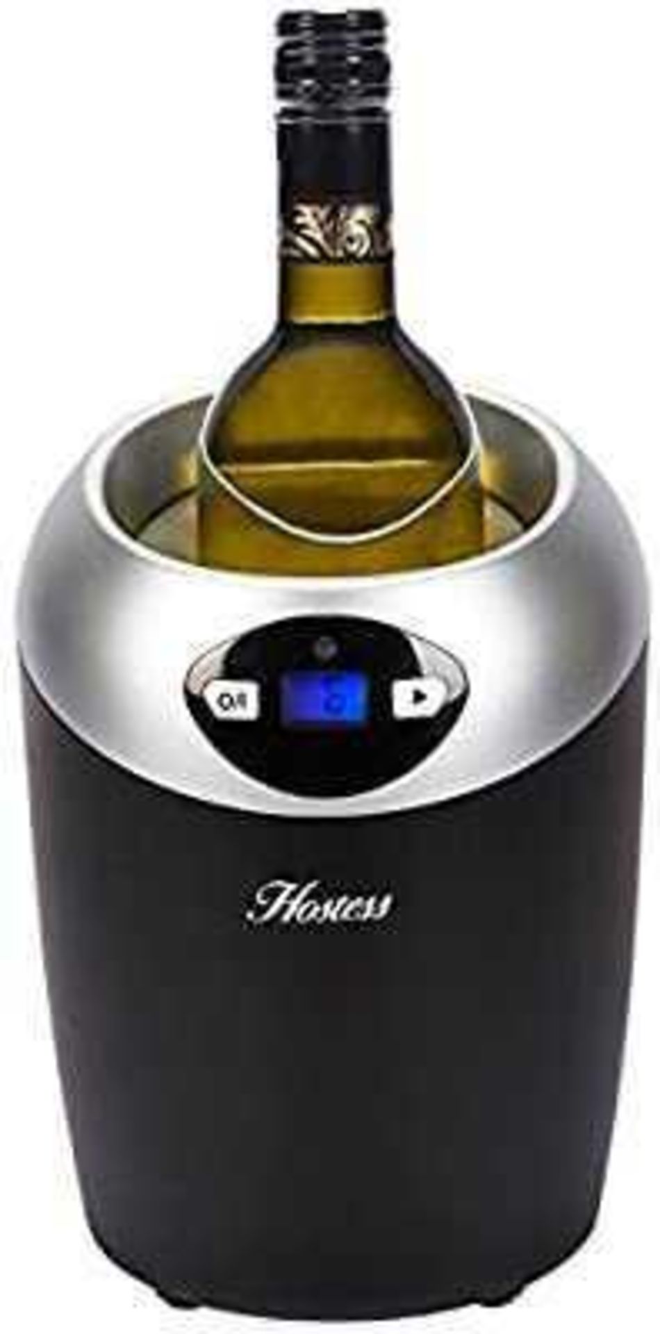 RRP £80 Boxed Hostess Hw01Mb Single Bottle Wine Cooler And Warmer With Selectable Temperatures From