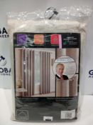 RRP £70 Pair Of Enhanced Living 90 X 108 In Eyelet Headed Thermal Efficient Energy Saving Vogue Curt