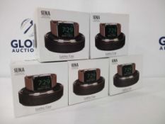 RRP £30 Each Sena Black Leather Apple Watch Boxes